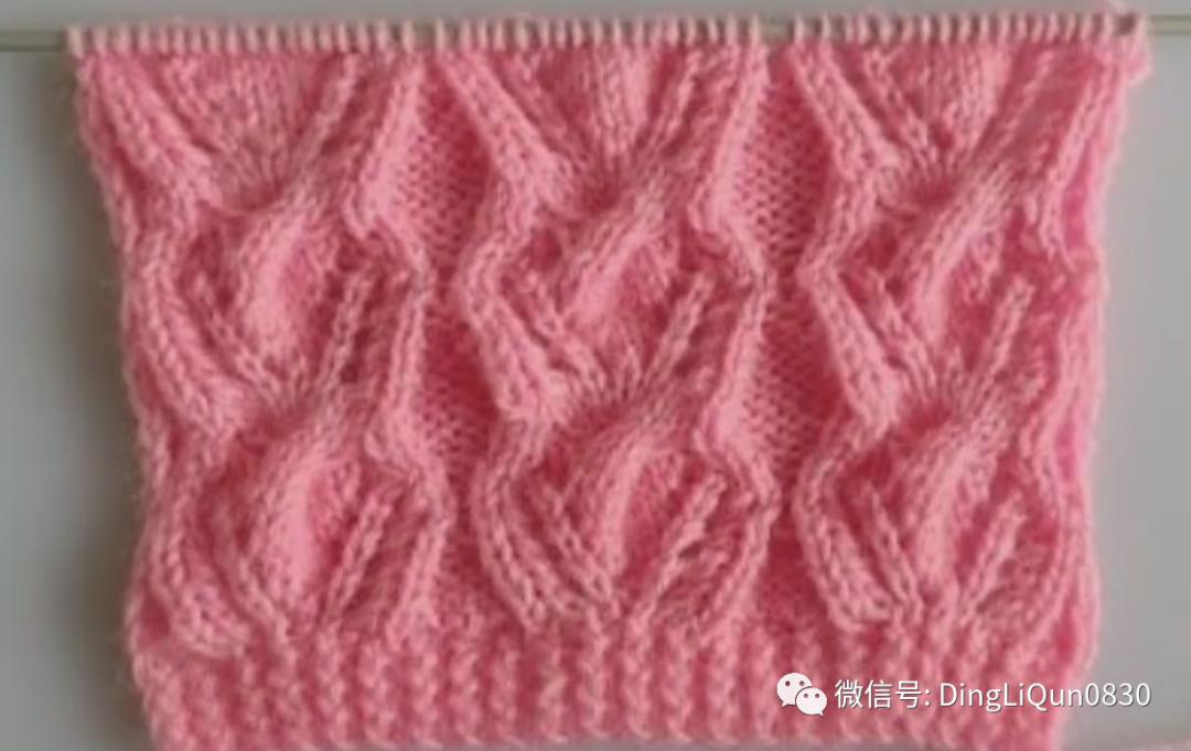 500个毛衣花样完整大平针版,毛衣华夫针花型图案大全