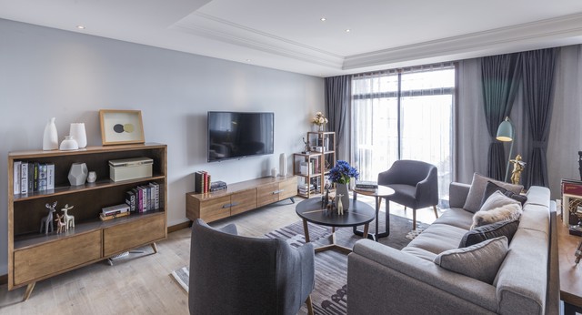 2.4米电视柜配多大电视好看,2.4米电视柜配多大电视合适