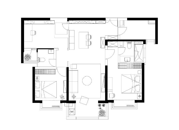 示觉设计|两套西康路989精装房改造，上演着不同“家”的艺术碰撞