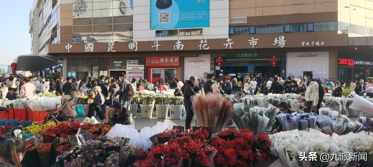 亚洲最大鲜花市场商贩讲述：今年的花价比往年高，每天都有人想加入，也有人离开