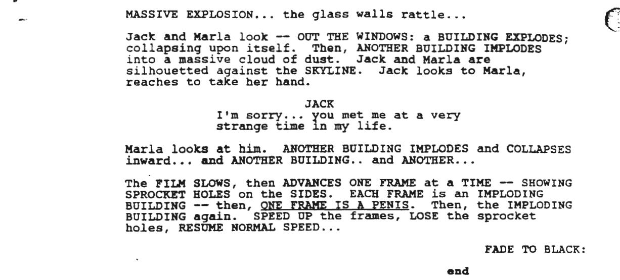 搏击俱乐部结局是什么意思,搏击俱乐部最后出现的是什么