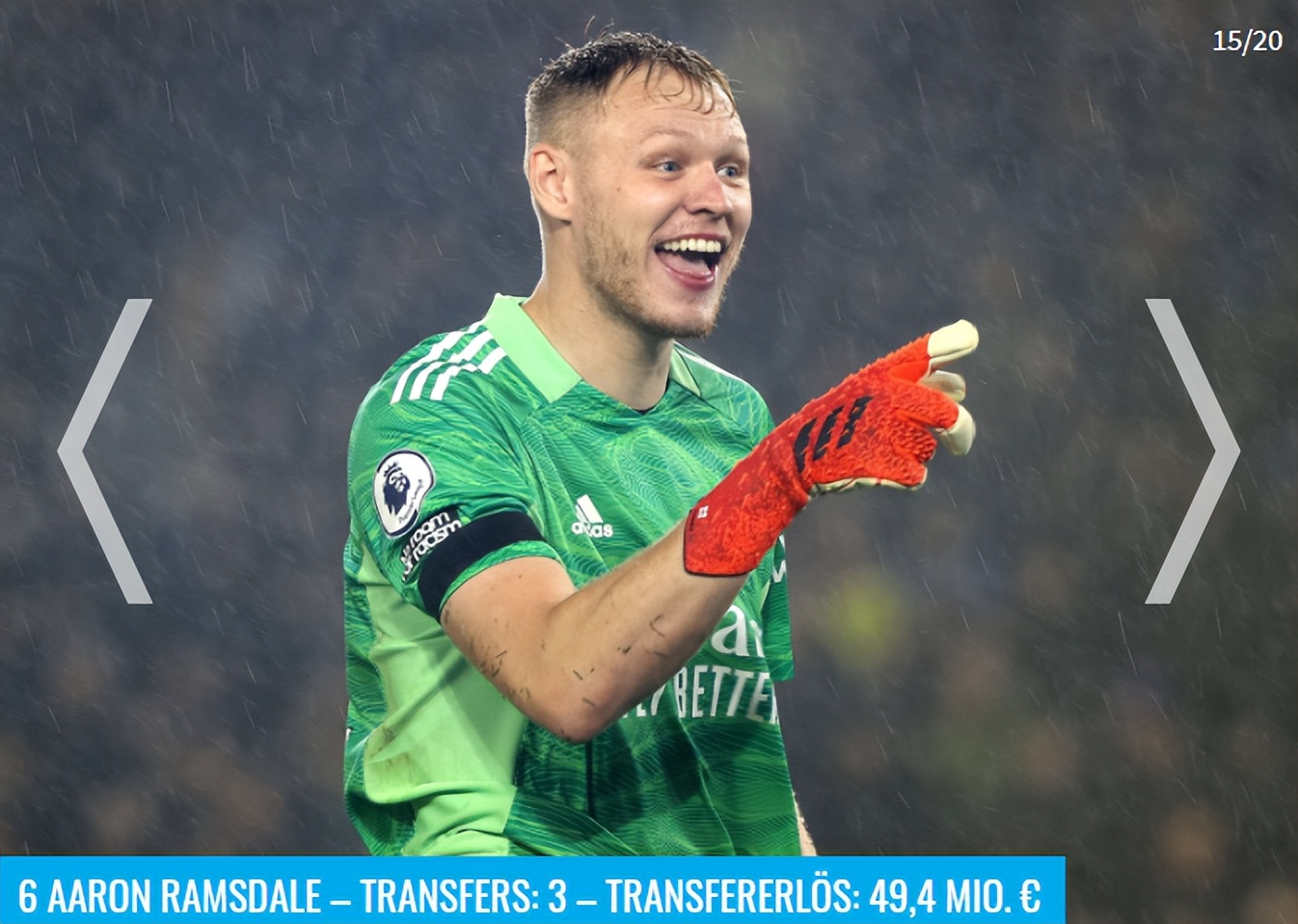 德转列足坛前锋转会费榜,德转列英超每队身价最贵球员