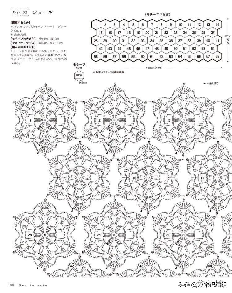 苗苗妈妈钩针编织儿童裙教程,钩针编织大芭比娃娃裙教程