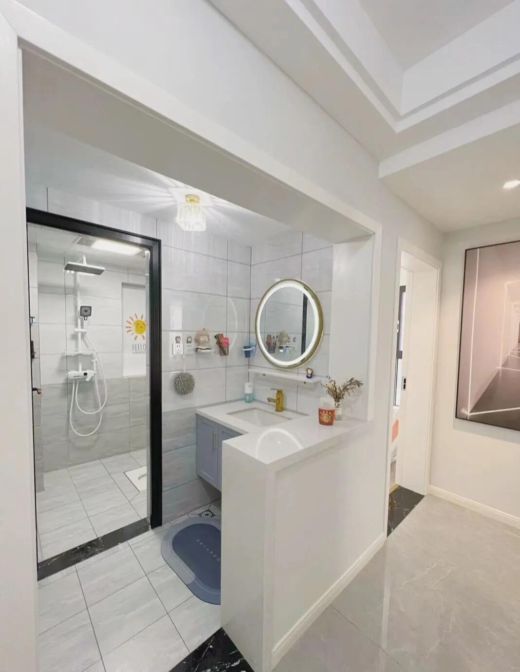 30平方米大卫生间装修效果图,30平卫生间装修效果图