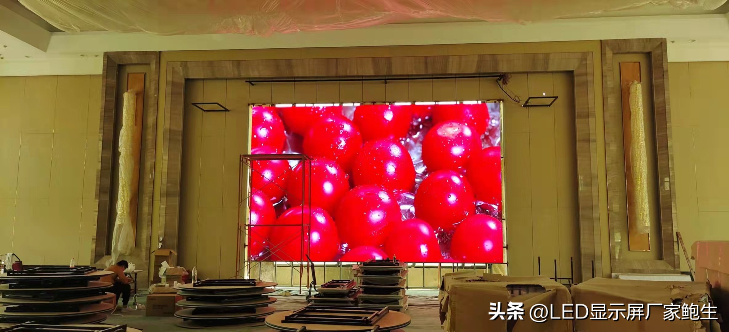 卡莱特全彩p2.5led屏首次调试教程,室内全彩led显示屏的像素选择