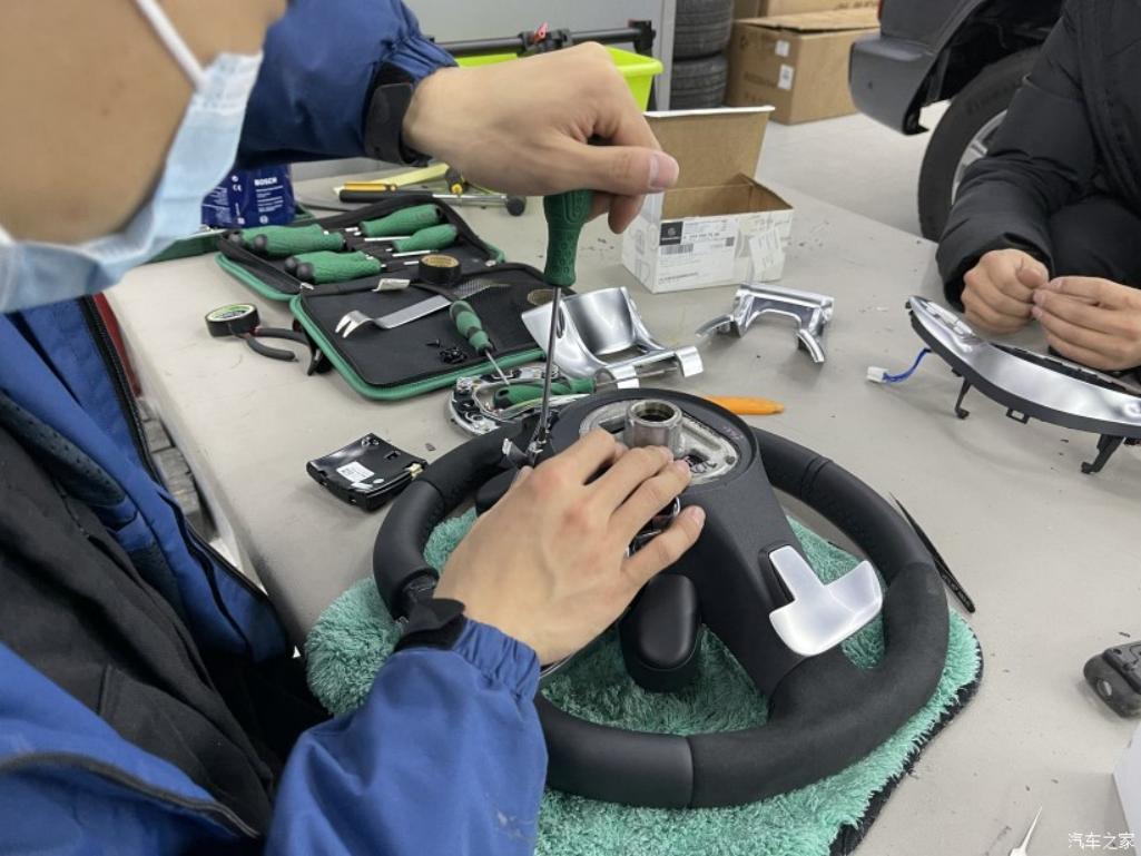 奔驰c43amgcoupe内饰改装,奔驰c43旅行版改装大包围