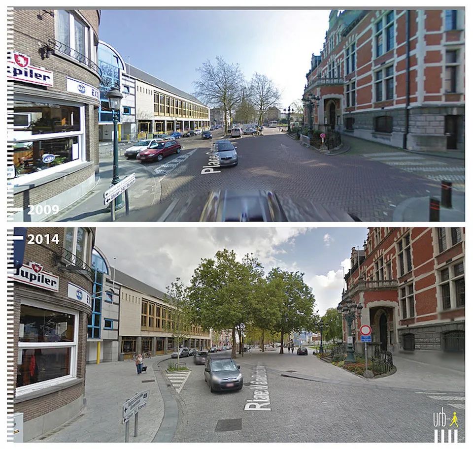 行走城市的魅力就是这么大！谷歌街景里50个公共空间改造前后对比