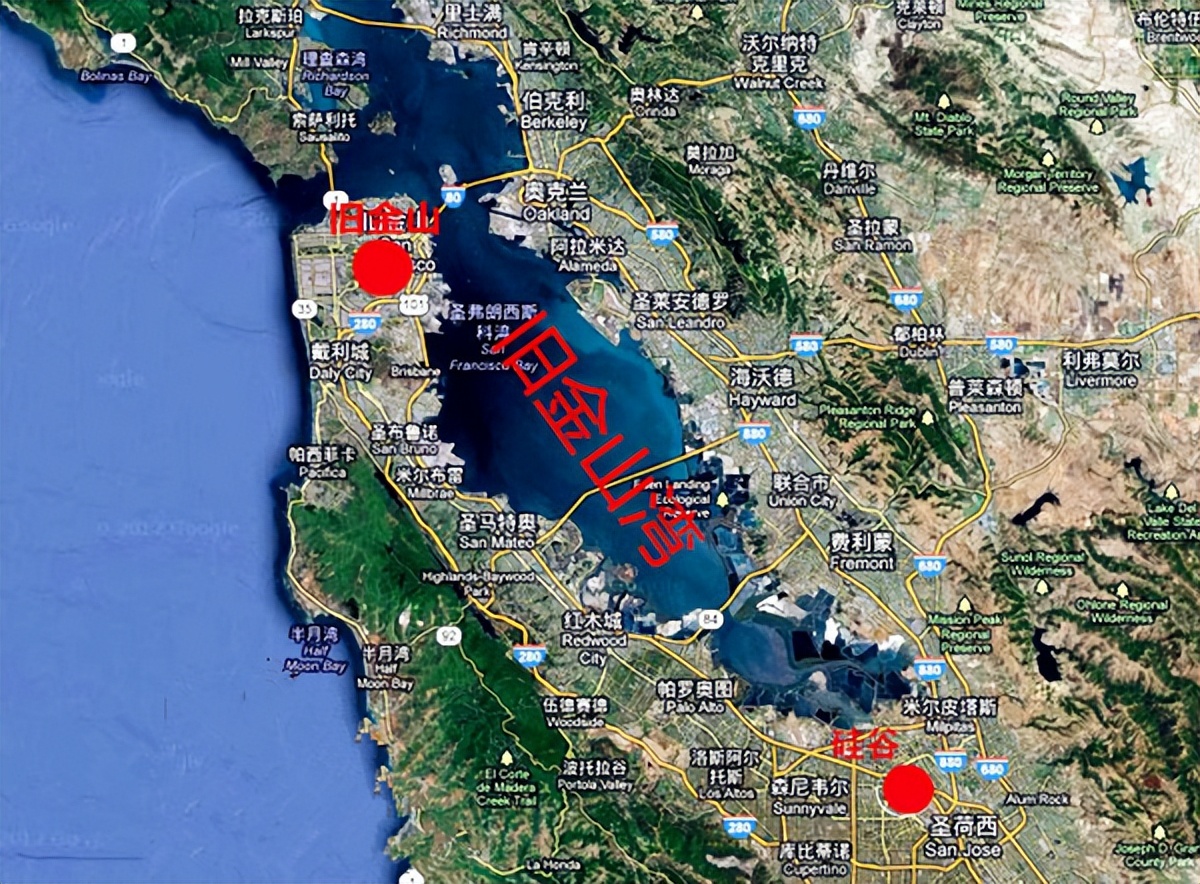 苹果微软谷歌亚马逊谁强大,旧金山湾区谷歌