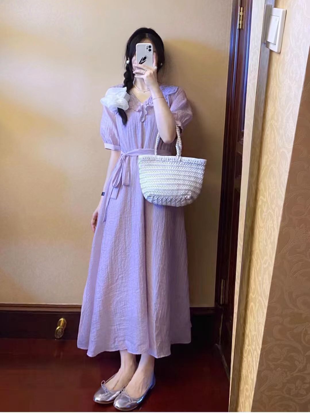 紫色衣服怎么搭配少女更有时尚感,紫色衣服搭配全过程