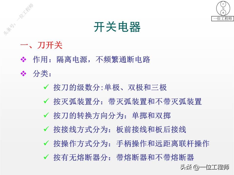 常见的低压电气元件与结构图,低压电气元件实物讲解