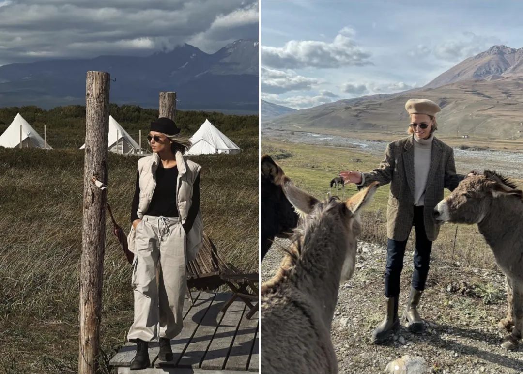 俄罗斯美女的时尚穿搭,俄罗斯美女穿女装