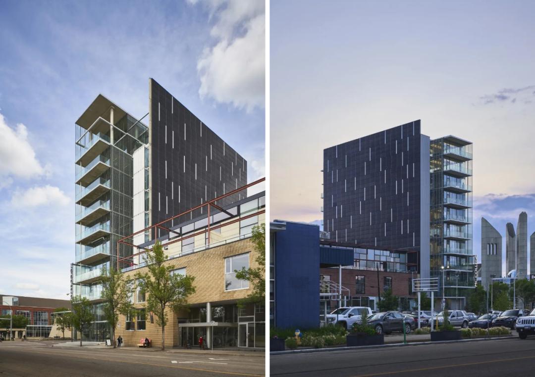 绿色环保建筑外墙,新型材料外立面