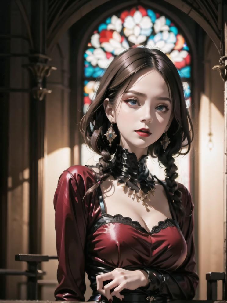 二次元ai女神图片,ai二次元少女美图