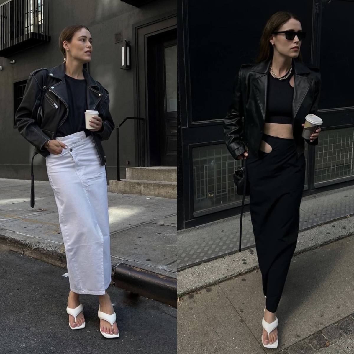 好看的西装外套街拍,秋冬高级穿搭街拍西装