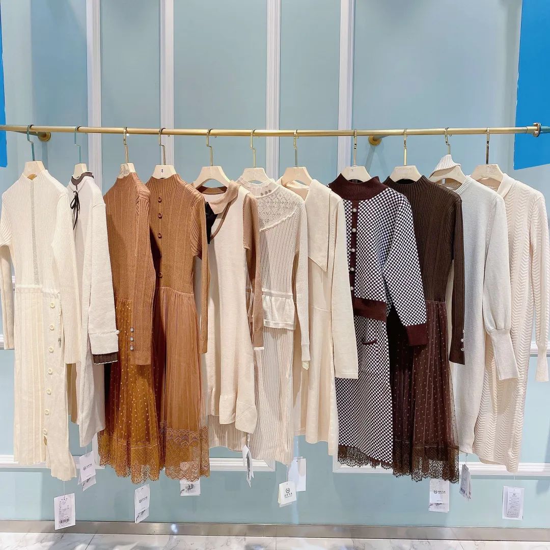 马尔飞丝品牌女装直播,马尔飞丝羊绒连衣裙折扣