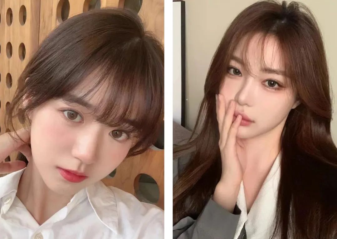 不尝试下刘海你永远不知道多减龄,不容易剪残适合全部脸型的刘海