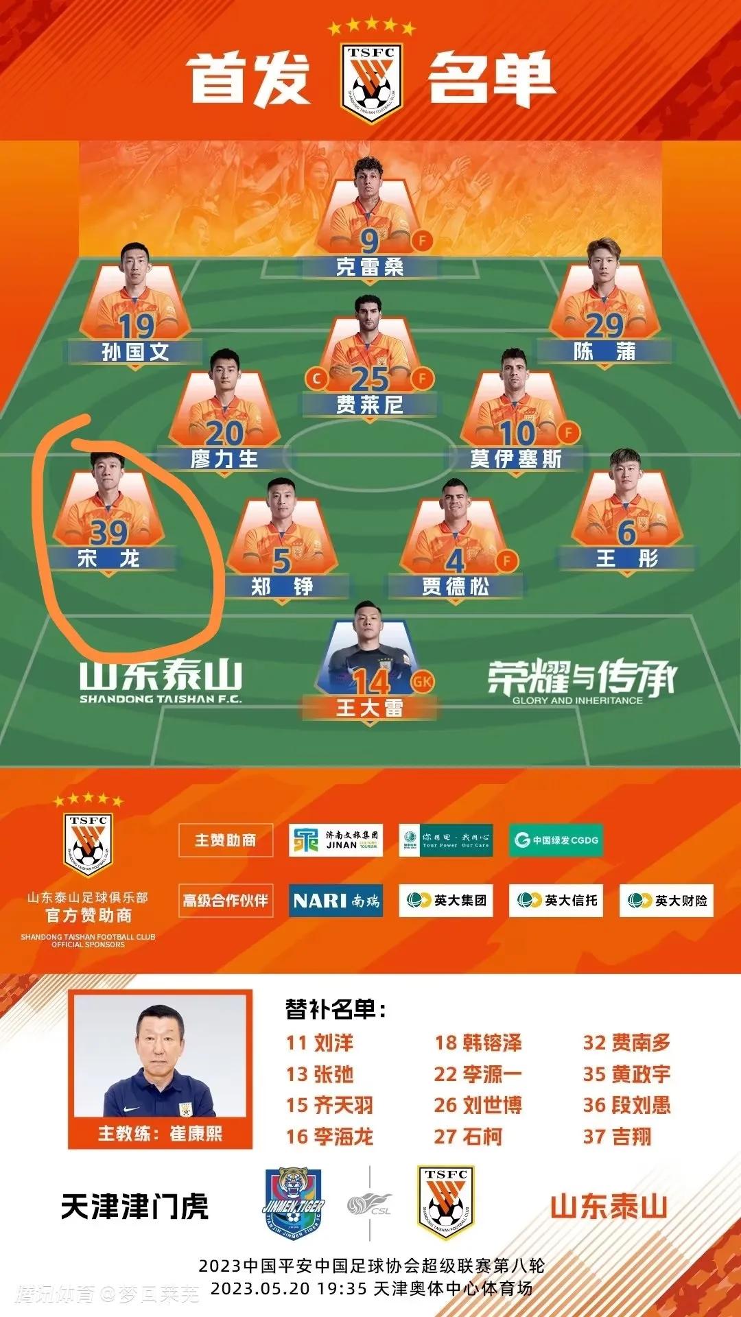 山东泰山3-3天津津门虎,天津津门虎vs山东泰山直播