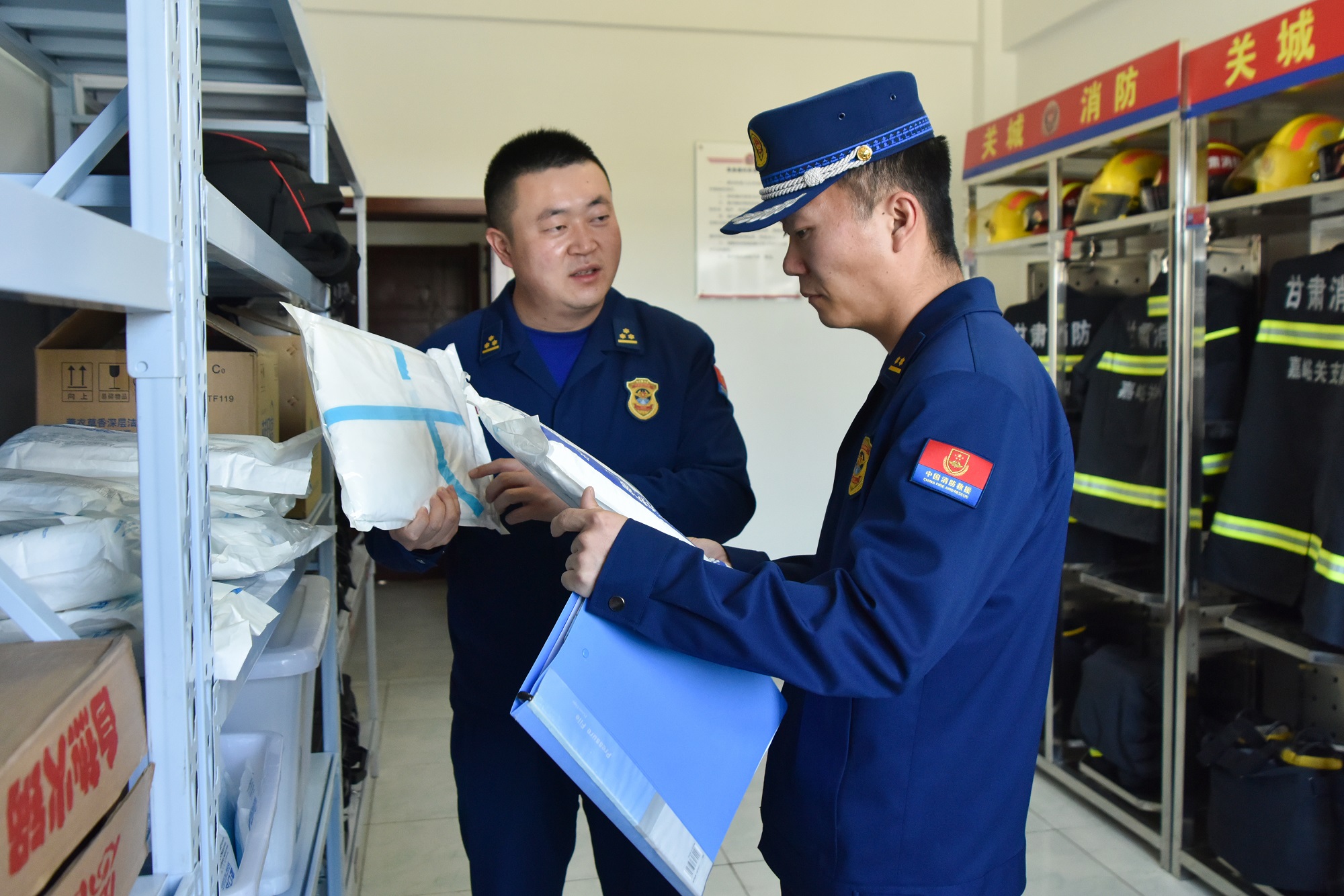 消防救援站开展警容风纪大检查,嘉峪关消防救援支队