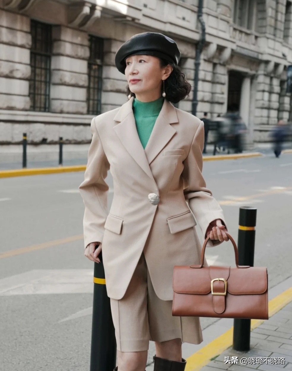 三木妈妈戴什么颜色的贝雷帽,三木妈妈的贝雷帽穿搭