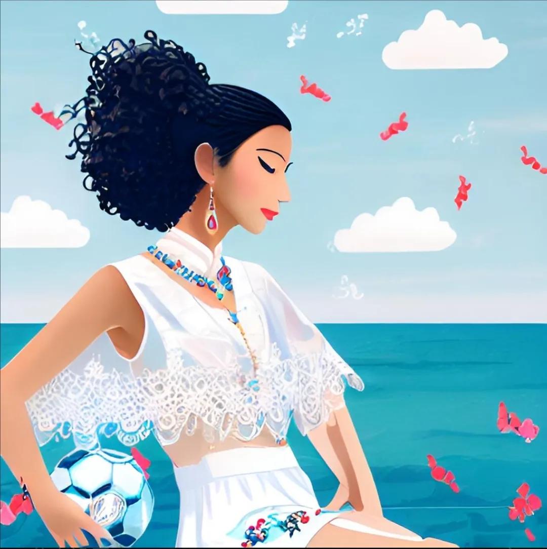 ai绘画足球,ai绘画足球队徽