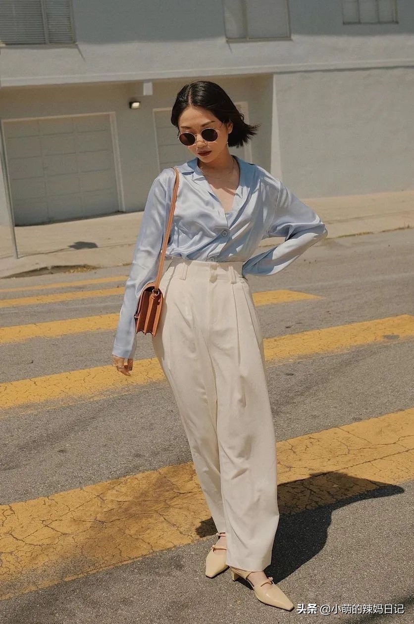 爆款白裤子显瘦,什么样的白裤子显瘦