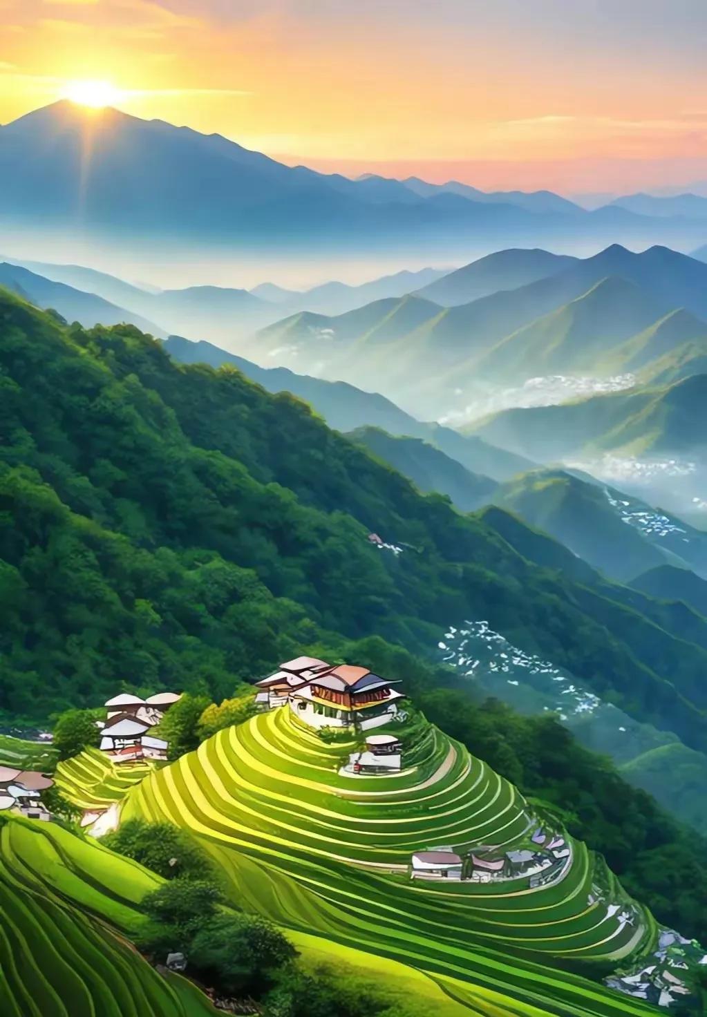 醉美田园风光尽收眼底,醉美古城村田园风光