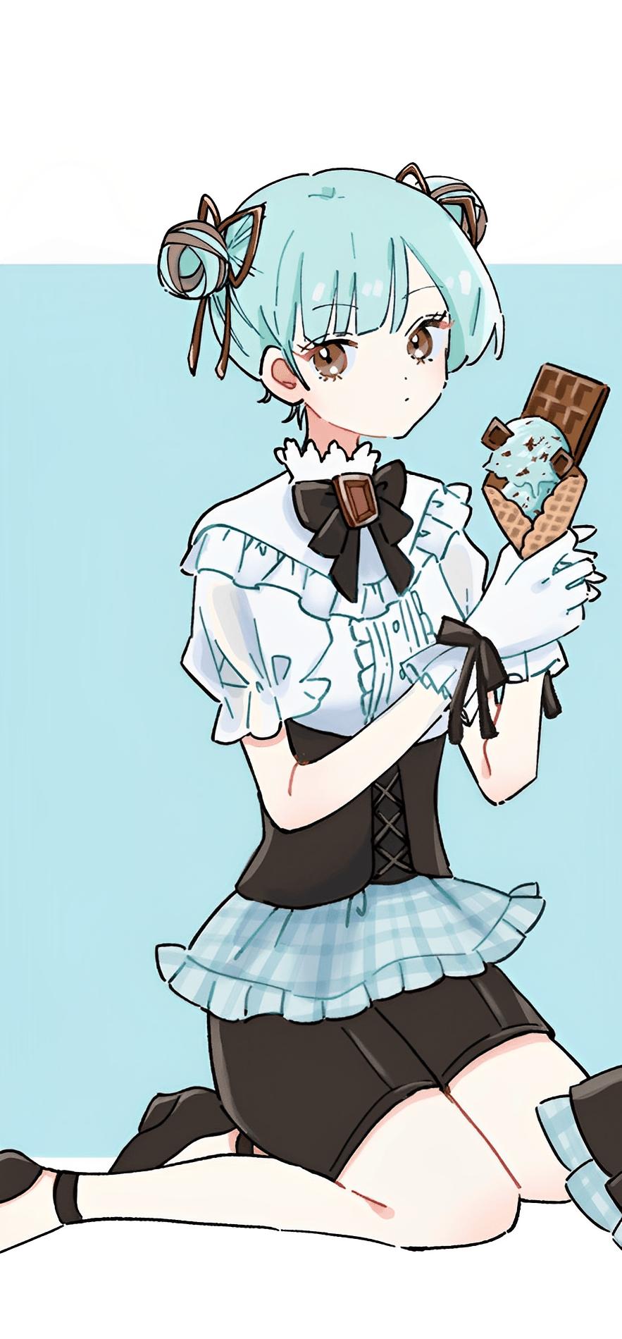 画薄荷味巧克力,手绘水彩巧克力