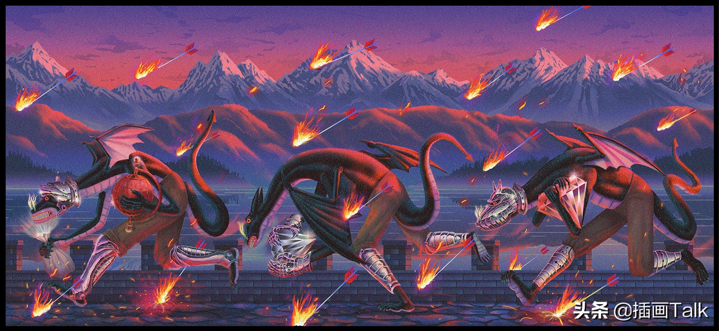 瑞士插画师DexterMaurer，微妙的和谐感