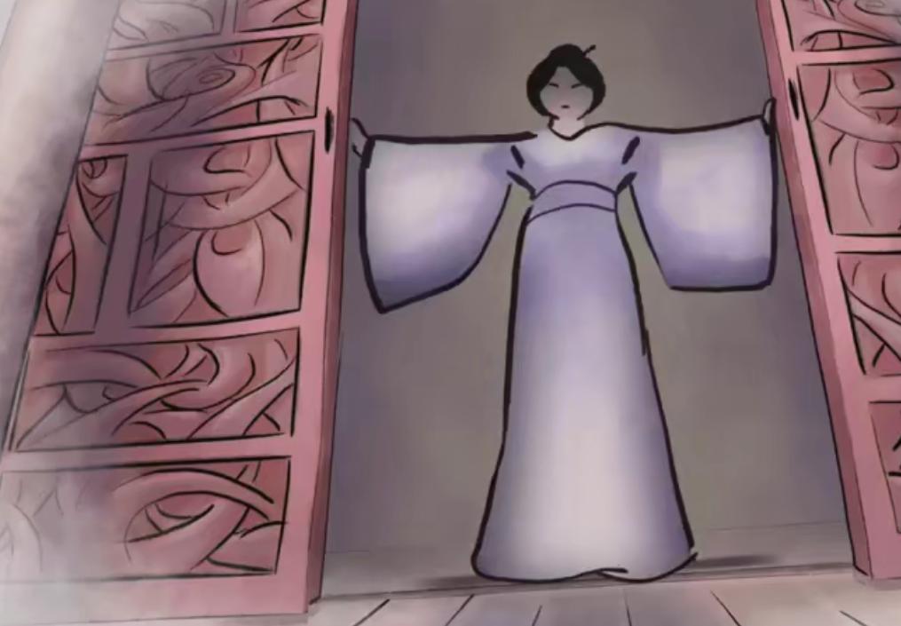 水墨风动画《裹脚少女》，被束缚的不仅是脚，还有向往自由的灵魂