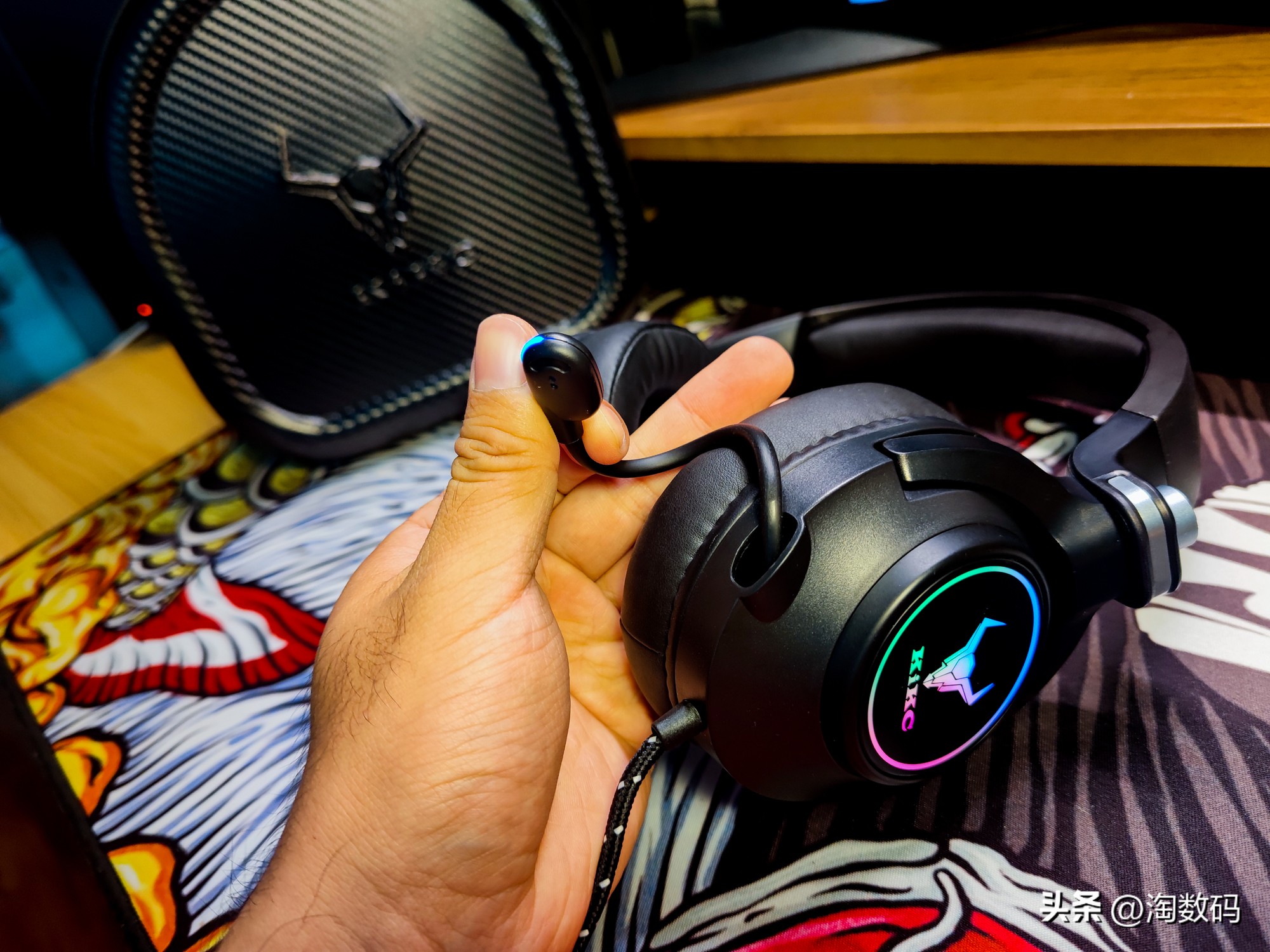 洋垃圾才是心头好：35块上车圈铁单元RGB游戏耳麦，拆箱晒单验票