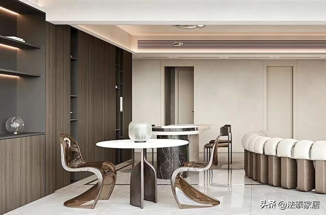 客厅墙柜与展示柜一体化,门墙柜一体化解决方案