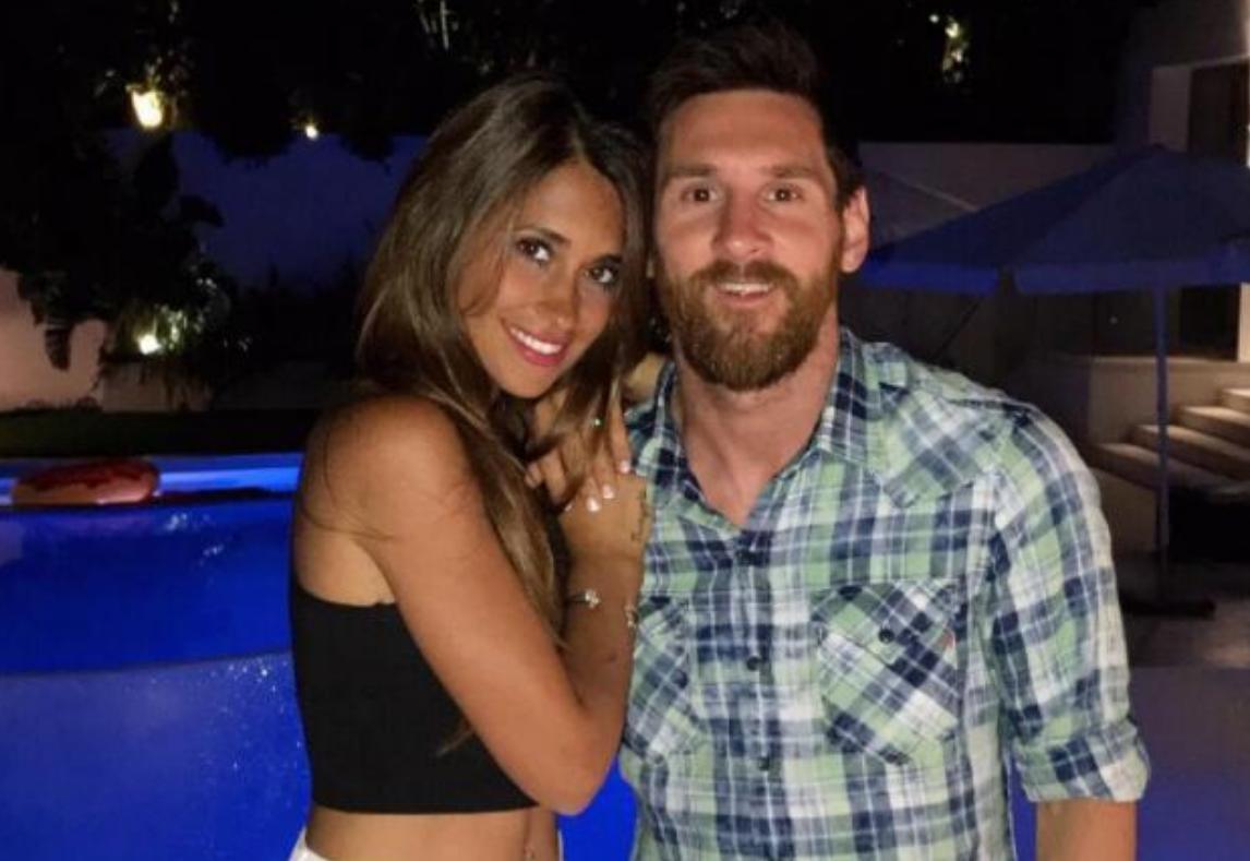 梅西不再害羞！巴萨巨星在迪拜握手西亚美女，这次不怕安妞生气？