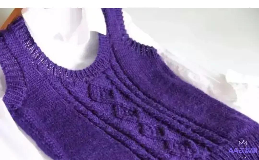 好看的夏季背心织法,百搭背心怎样织