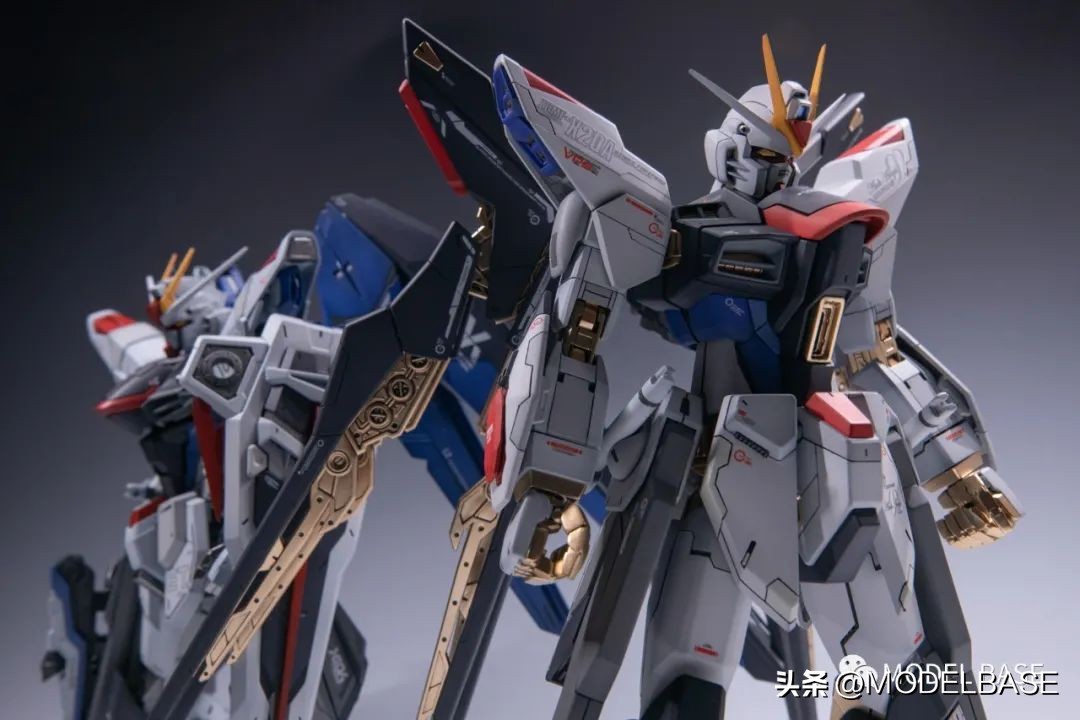 万代mg巴巴托斯喷涂场景重现,万代mgex强袭自由板件