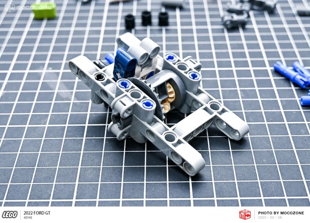 乐高积木福特gt跑车,福特gt2022