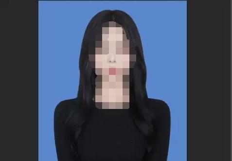 如何做一个背景蓝色的证件照,蓝色背景图纯色证件照