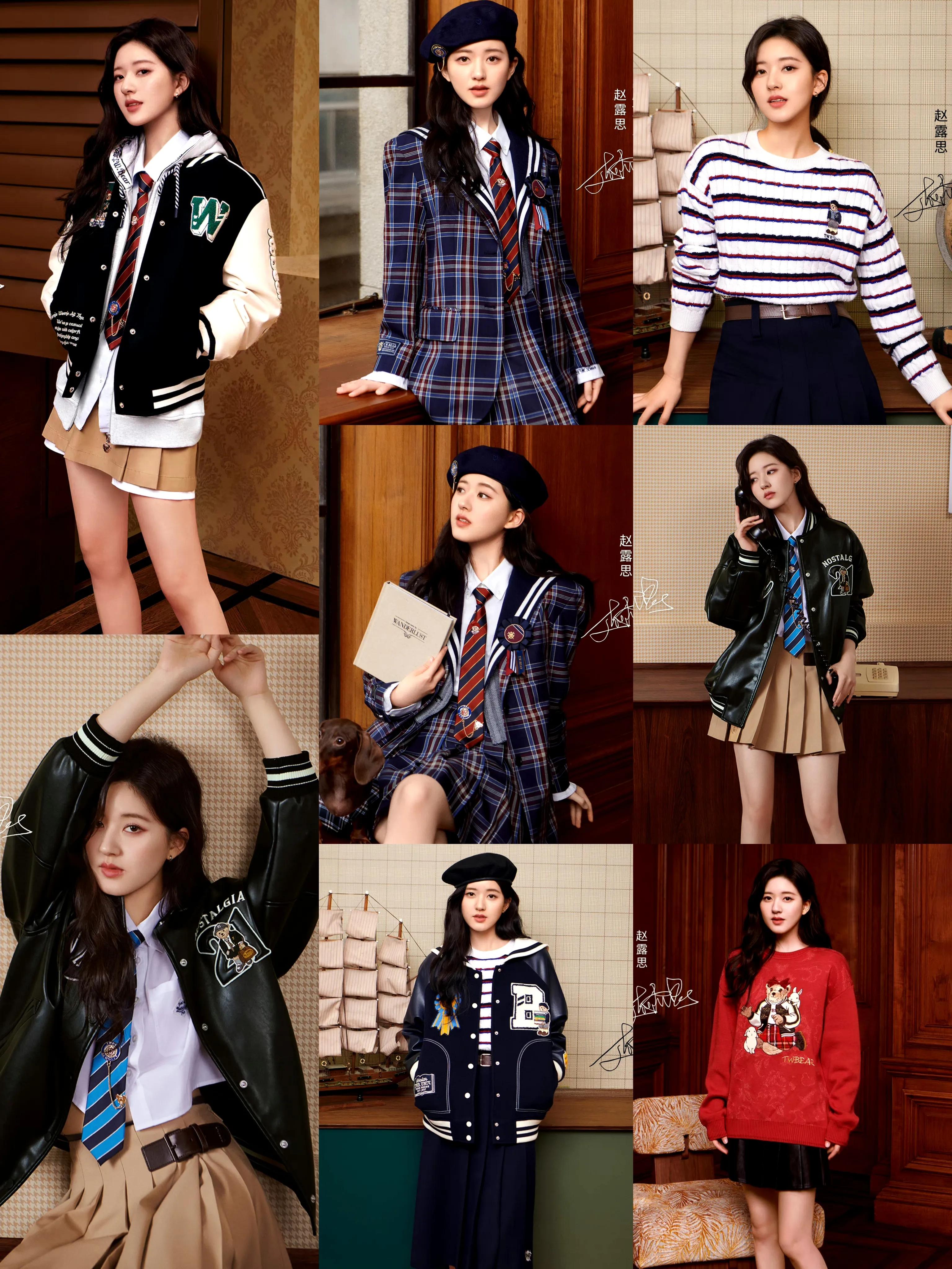 每天认识一个潮牌starter,小熊品牌teenieweenie学院风连衣裙