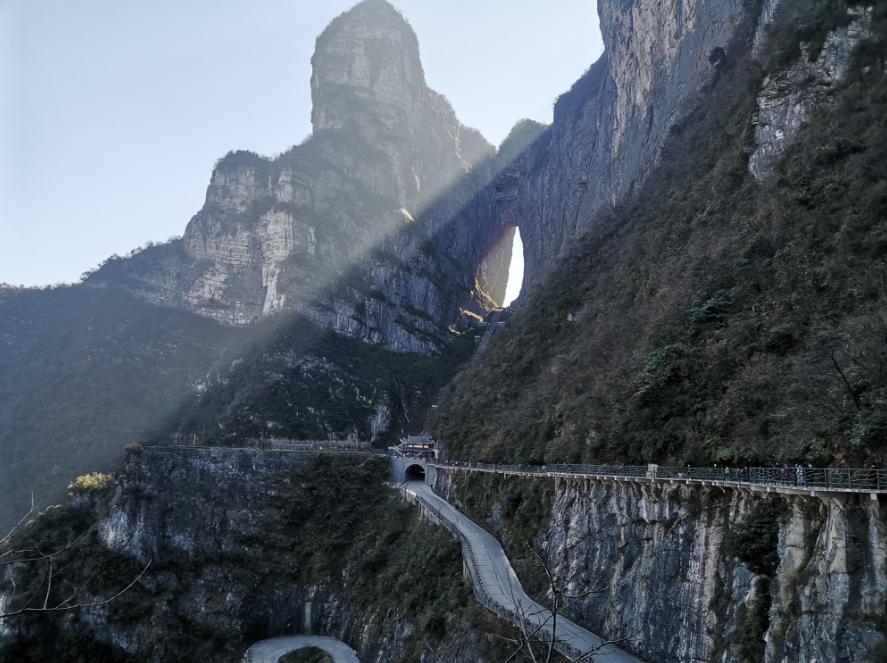 天门山天界之门,天门山四大奇观