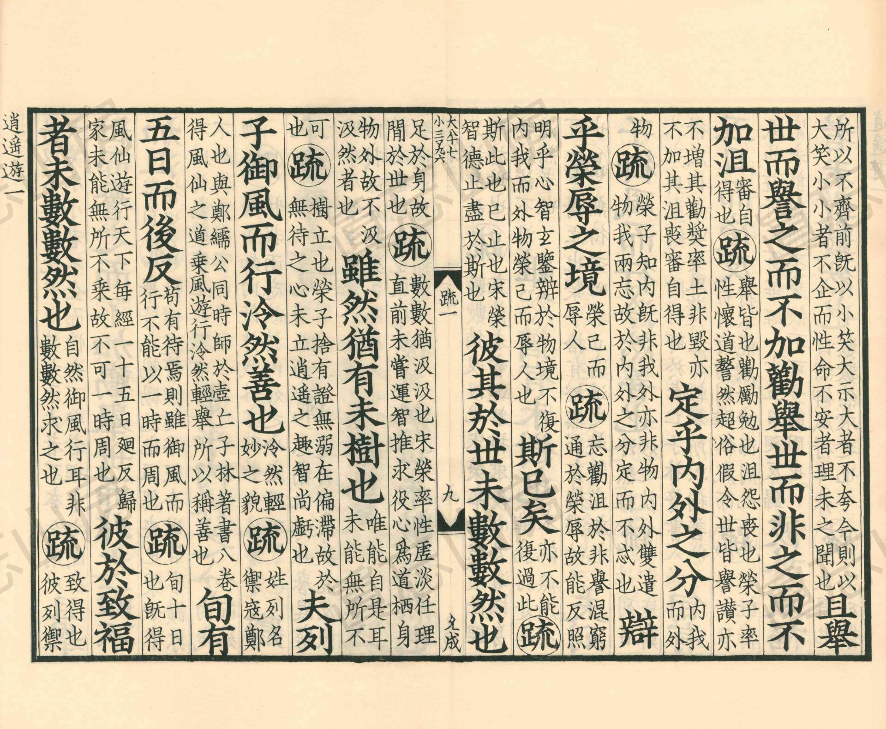 古逸丛书南华真经注疏,《南华真经注疏》第10部分