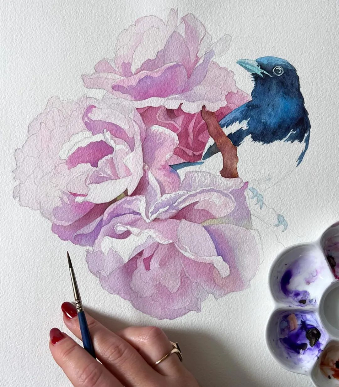 用色大胆的水彩作品,大神级水彩作品看完肯定不后悔