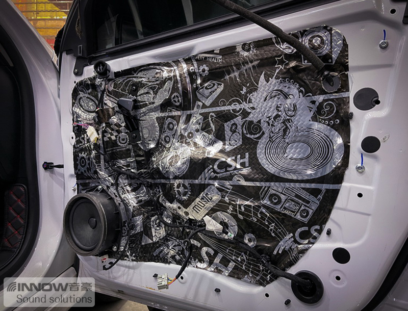 降噪进行时上海音豪比亚迪秦pro汽车隔音改装俄罗斯StP