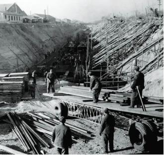 铁道兵修建北京地铁图片大全,铁道兵基建工程