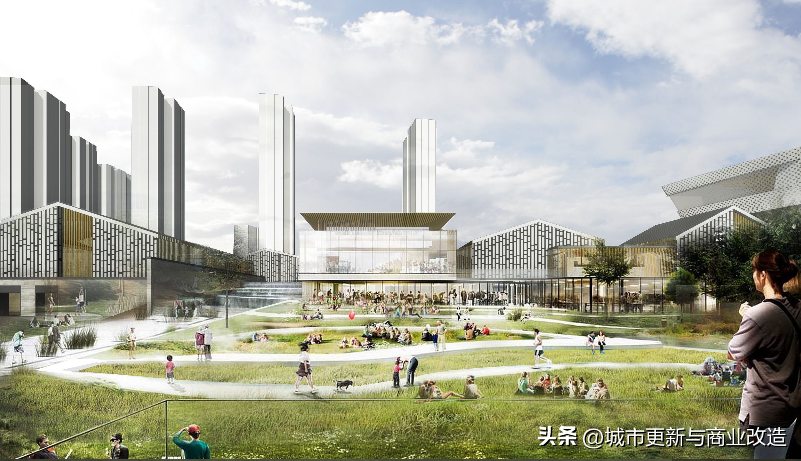 远洋·天津宜兴埠项目4A地块商业老街邻里中心设计方案SU模型图集