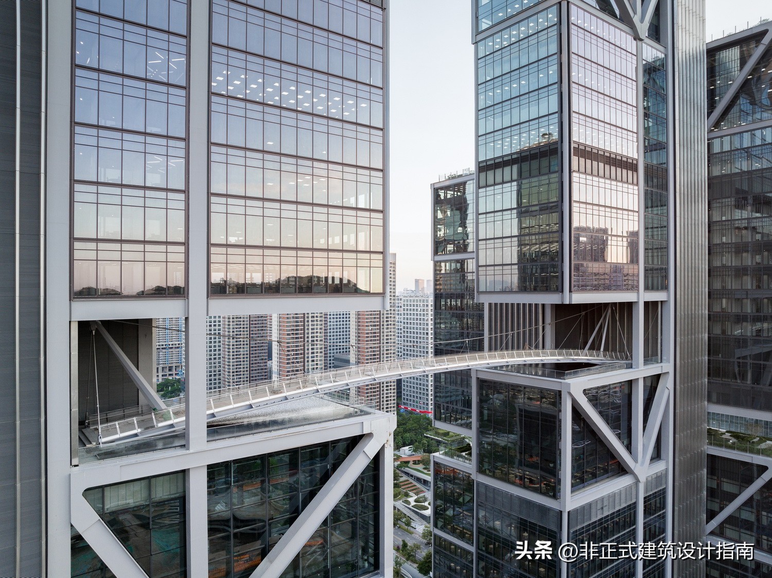 深圳大疆天空之城全球总部大厦,大疆总部天空之城结构设计