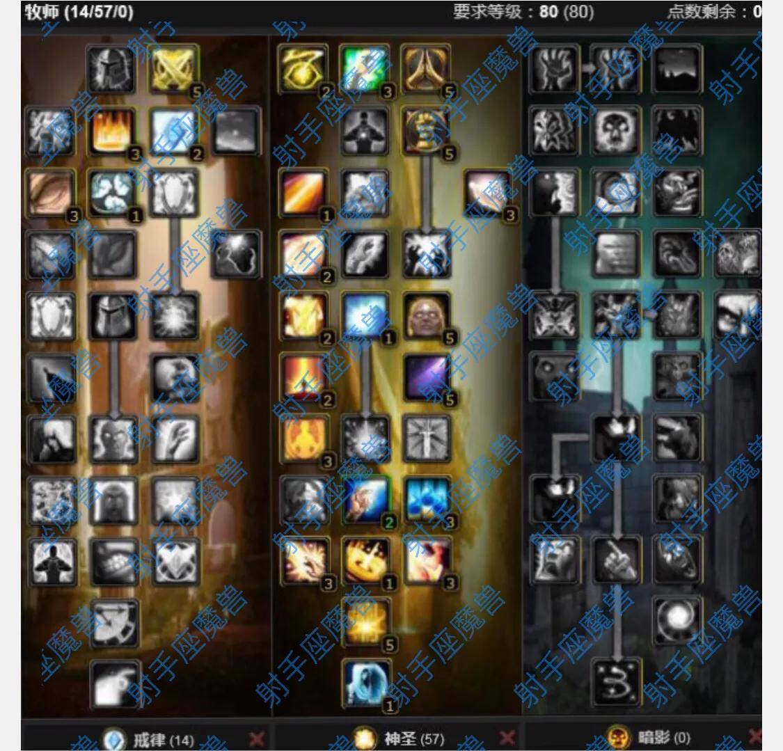 魔兽世界怀旧服80级wlk,魔兽世界怀旧服wlk戒律牧天赋推荐