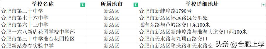 合肥2019小学前十名学校,合肥中小学推荐