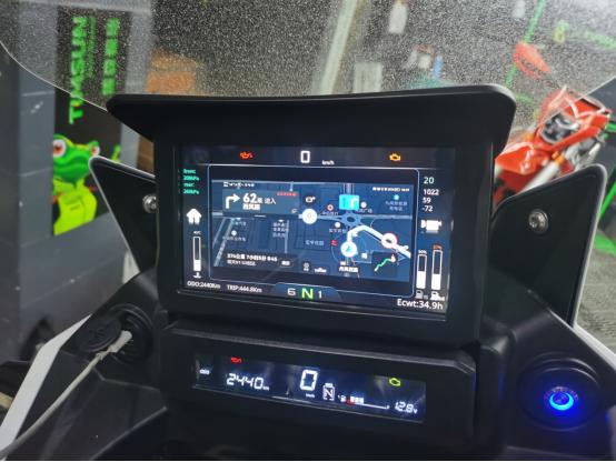 hj500摩托车,恒舰大海道500adv试驾视频