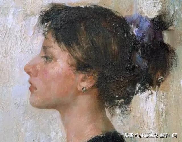 高清油画静物大师作品,欣赏超写实人物油画