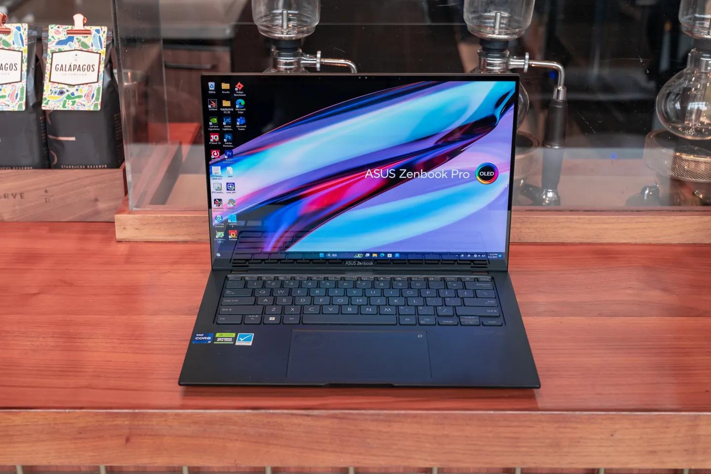 紫色笔记本电脑华硕灵耀pro测评,高端oled显示屏