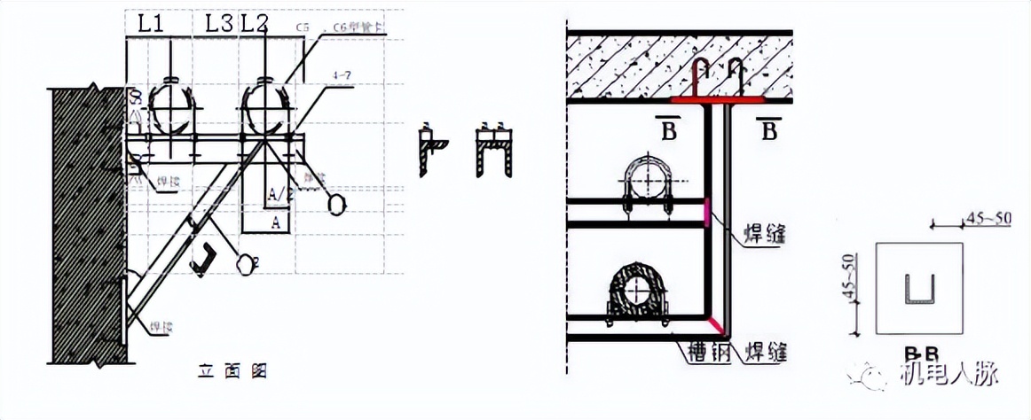 支吊架图纸怎么看,支吊架的施工方案